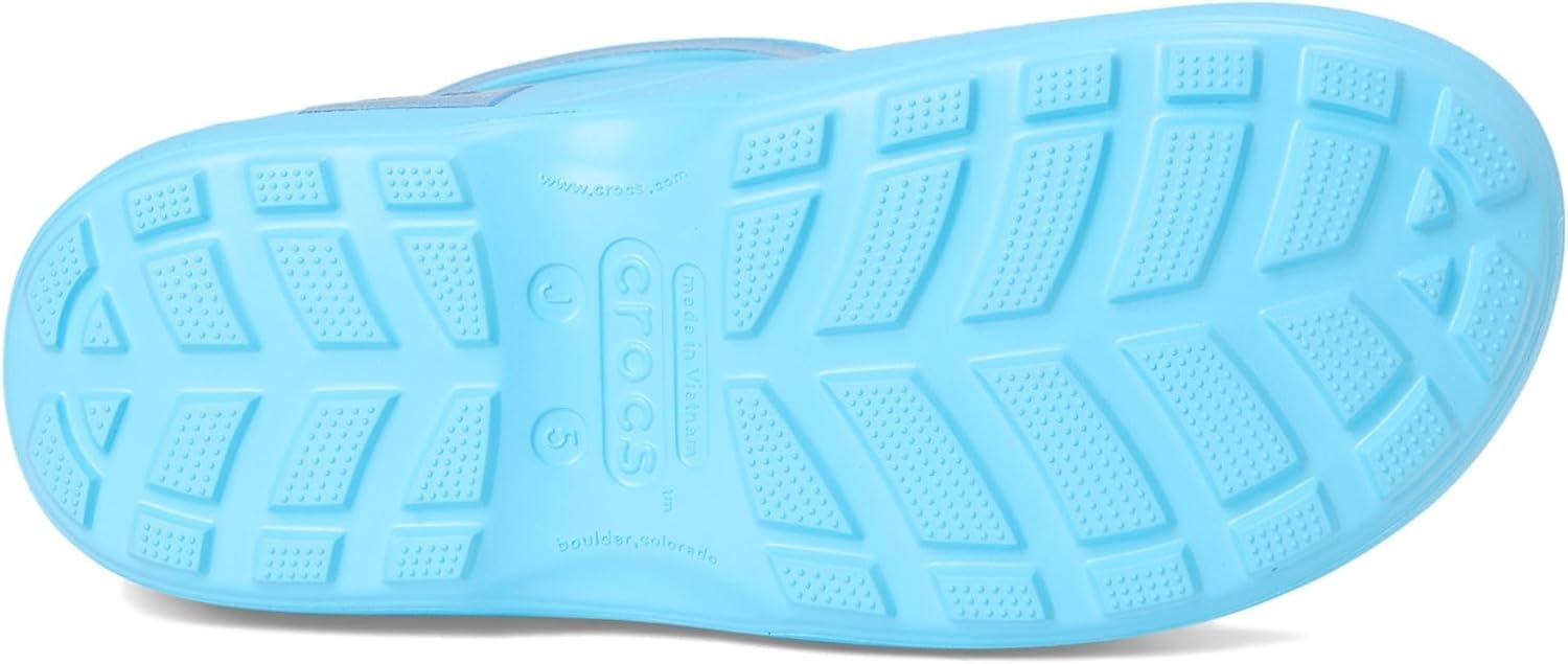 image:imageCrocs Kids Handle It Rain Boots Waterproof Slip On Shoes Kids Rain BootsTinted Glass