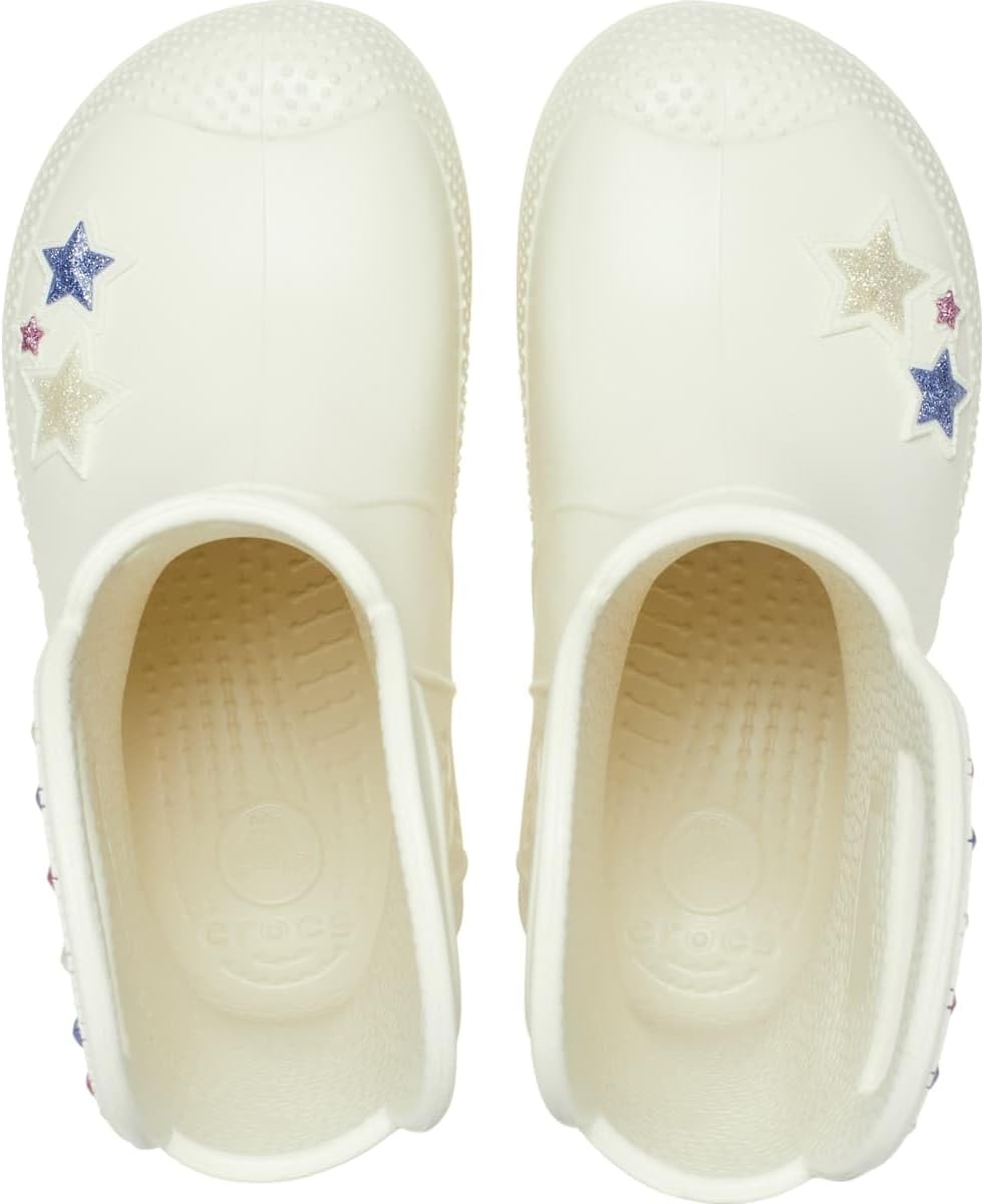 image:imageCrocs Kids Handle It Rain Boots Waterproof Slip On Shoes Kids Rain BootsWestern Summit White