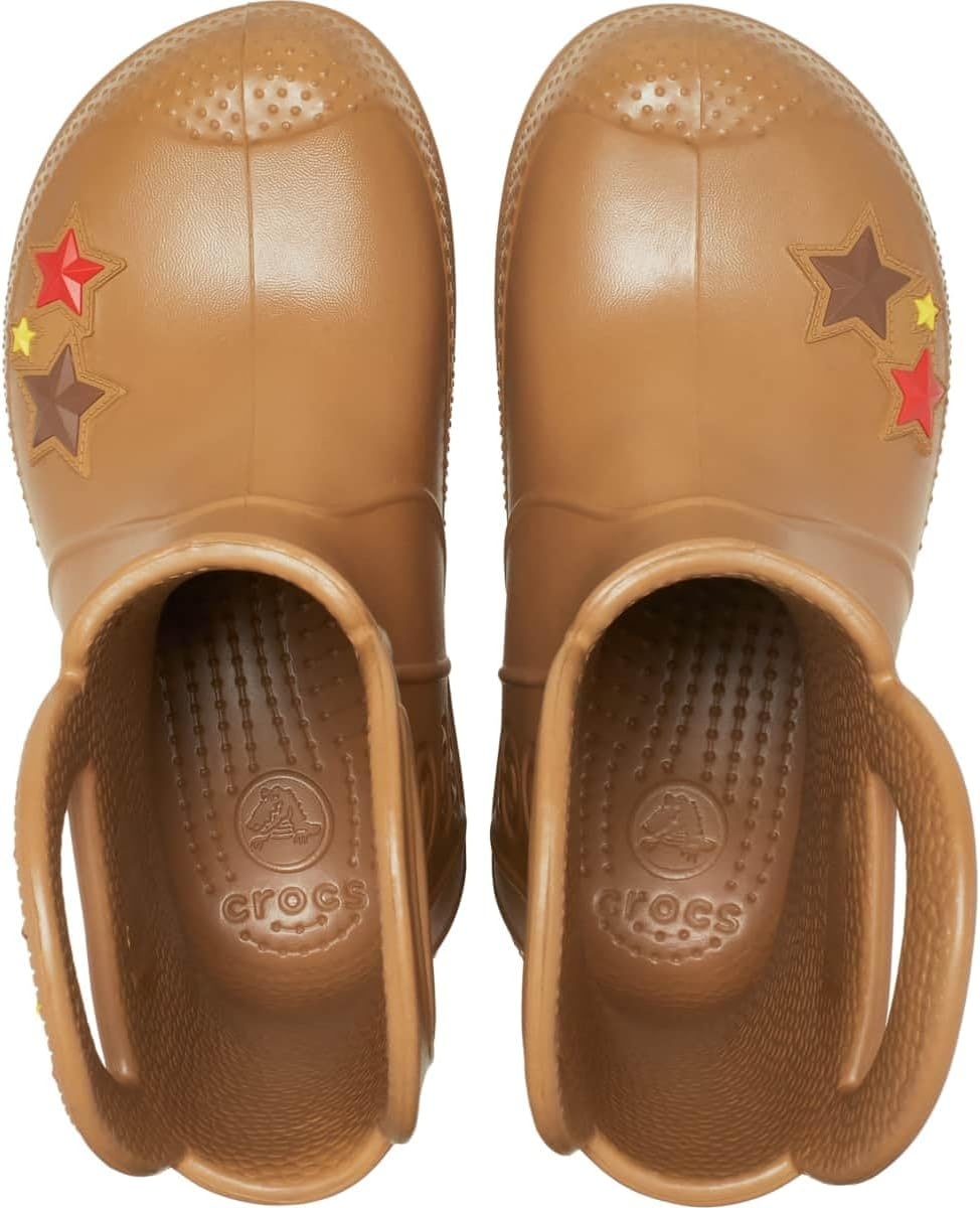 image:imageCrocs Kids Handle It Rain Boots Waterproof Slip On Shoes Kids Rain BootsWestern Umber