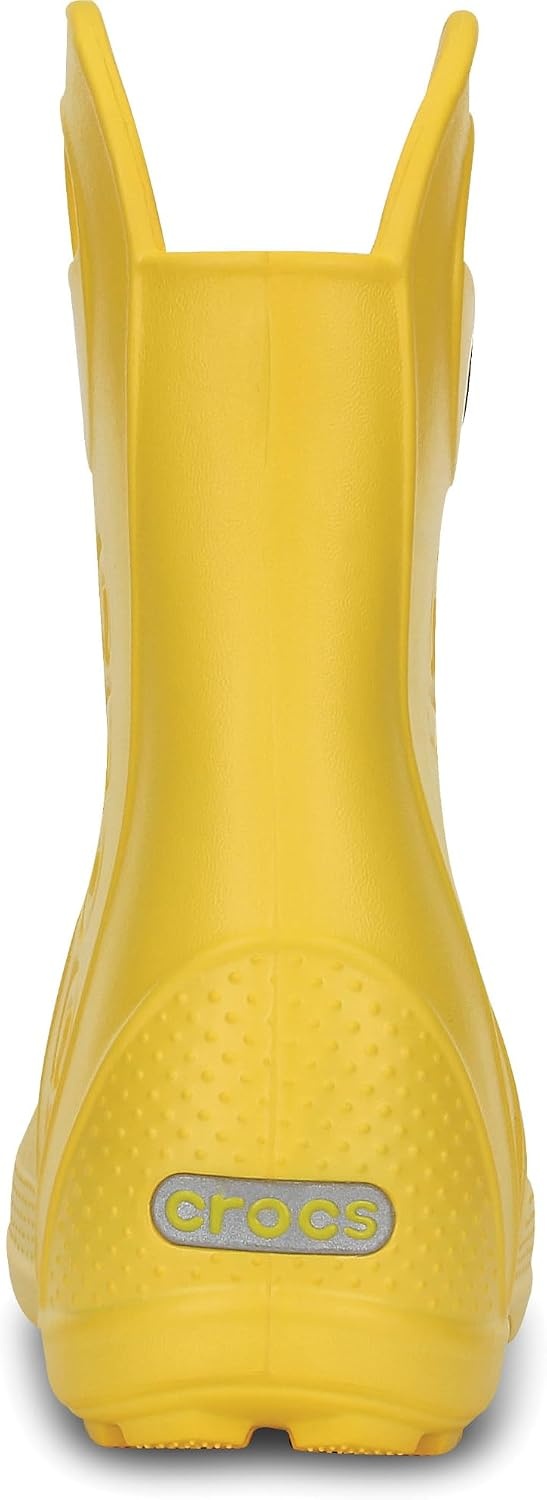 image:imageCrocs Kids Handle It Rain Boots Waterproof Slip On Shoes Kids Rain BootsYellow