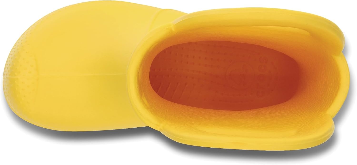 image:imageCrocs Kids Handle It Rain Boots Waterproof Slip On Shoes Kids Rain BootsYellow