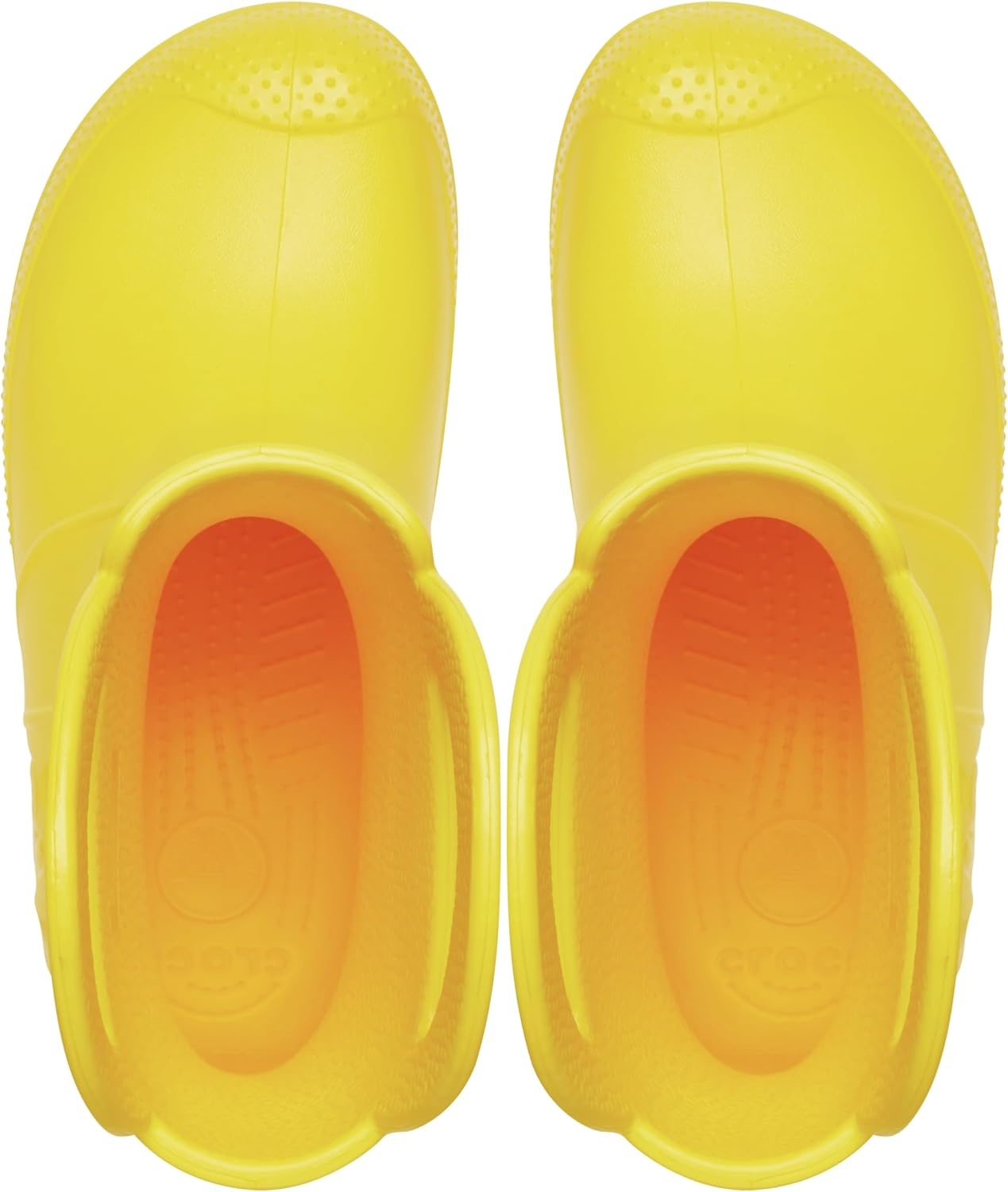image:imageCrocs Kids Handle It Rain Boots Waterproof Slip On Shoes Kids Rain BootsYellowYellow