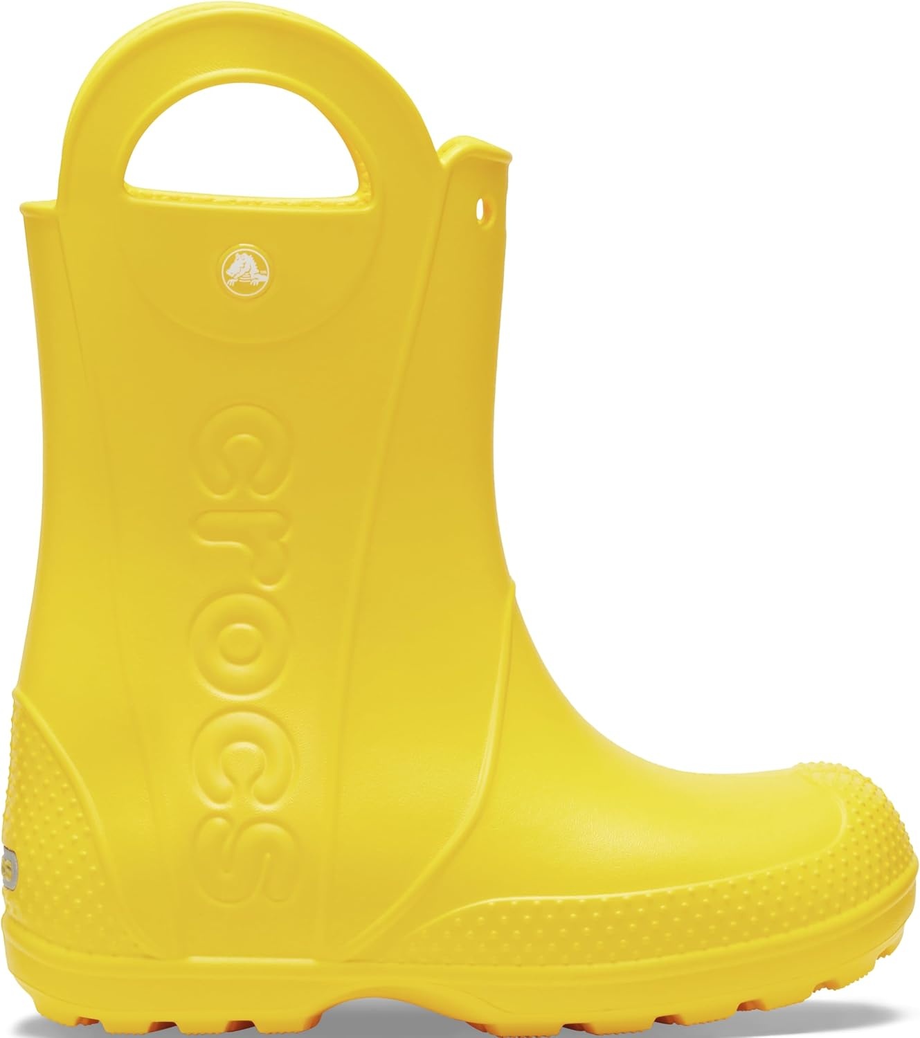 image:imageCrocs Kids Handle It Rain Boots Waterproof Slip On Shoes Kids Rain BootsYellowYellow
