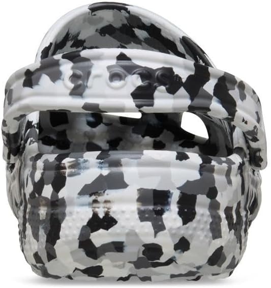 image:imageCrocs Unisex Adult Classic Marbled Tiedye Clogs Casual ShoesBlackWhite Confetti