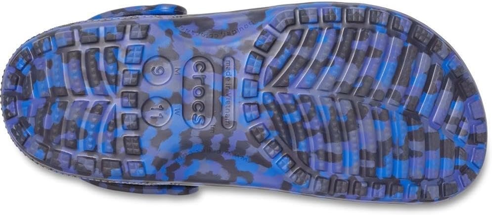 image:imageCrocs Unisex Adult Classic Marbled Tiedye Clogs Casual ShoesBlue BoltMulti Confetti