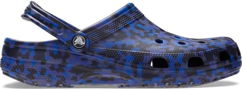 image:imageCrocs Unisex Adult Classic Marbled Tiedye Clogs Casual ShoesBlue BoltMulti Confetti
