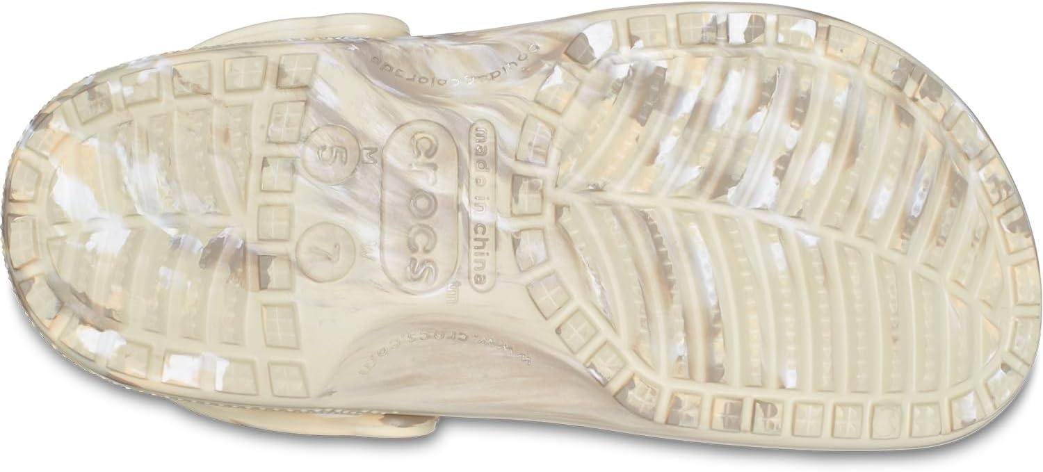 image:imageCrocs Unisex Adult Classic Marbled Tiedye Clogs Casual ShoesBoneMulti