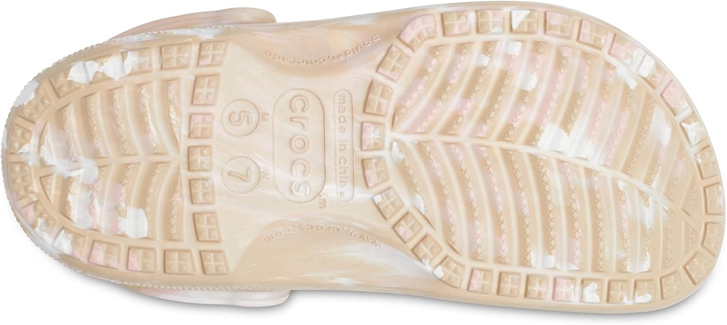 image:imageCrocs Unisex Adult Classic Marbled Tiedye Clogs Casual ShoesChaiPink Rose
