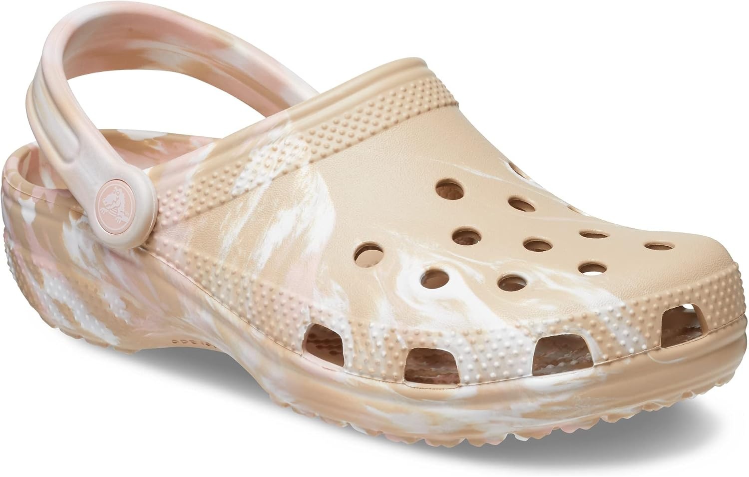 image:imageCrocs Unisex Adult Classic Marbled Tiedye Clogs Casual ShoesChaiPink Rose