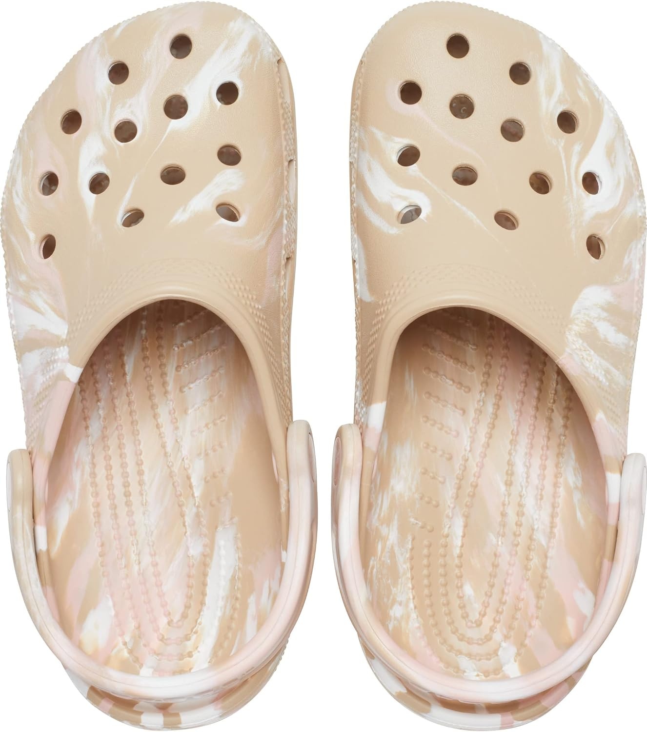image:imageCrocs Unisex Adult Classic Marbled Tiedye Clogs Casual ShoesChaiPink Rose