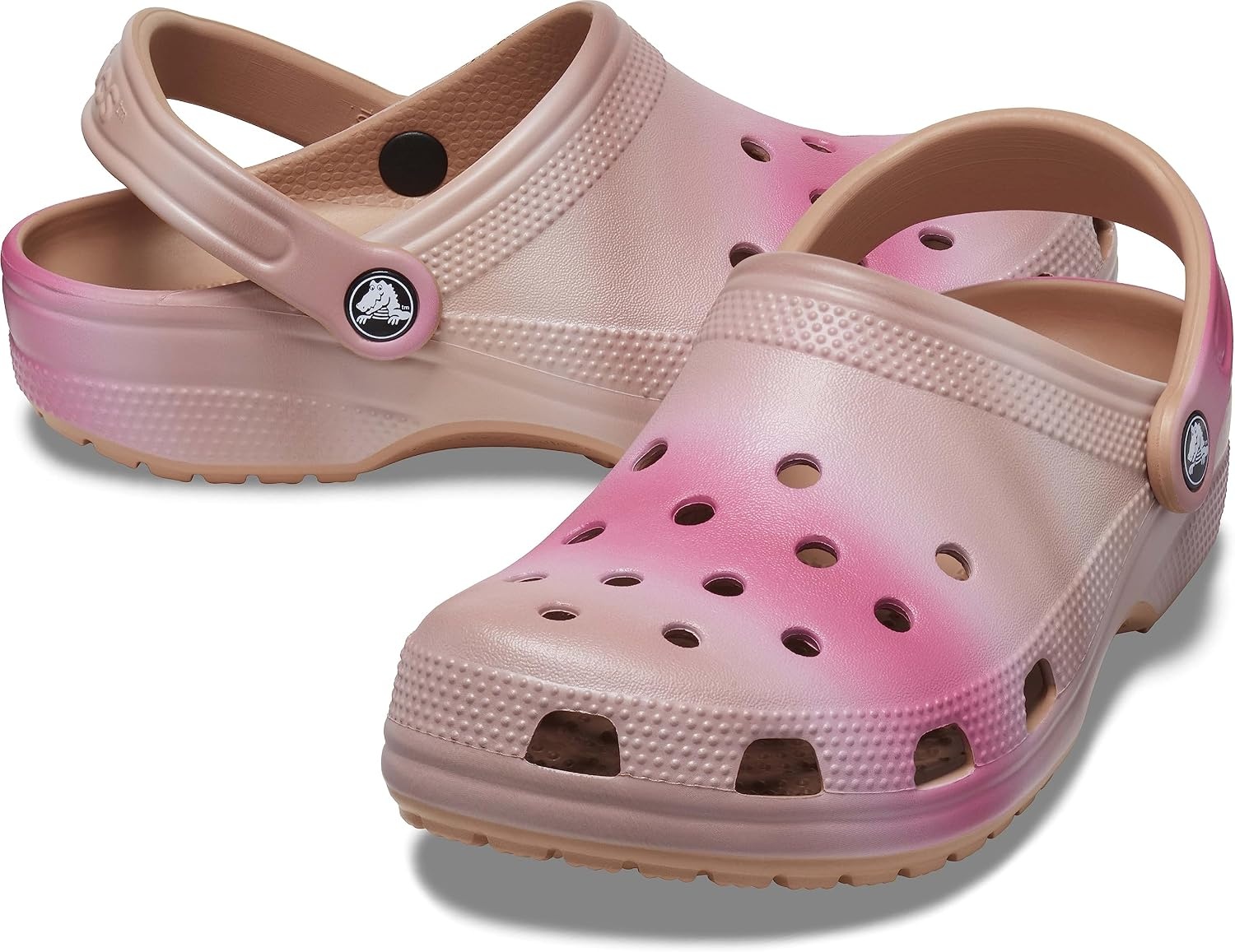 image:imageCrocs Unisex Adult Classic Marbled Tiedye Clogs Casual ShoesCorkMulticolor Dip