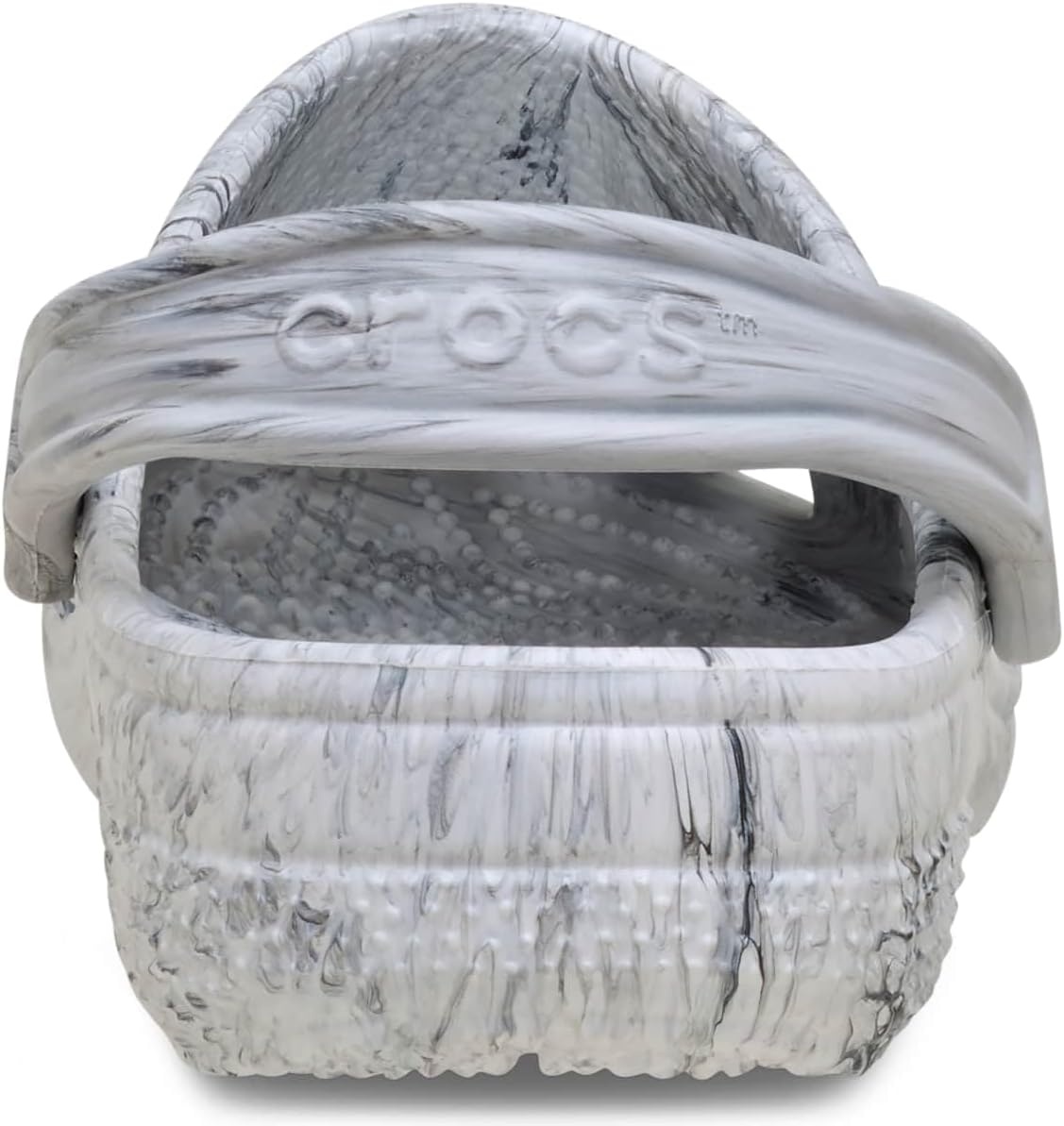 image:imageCrocs Unisex Adult Classic Marbled Tiedye Clogs Casual ShoesGrey Swirl