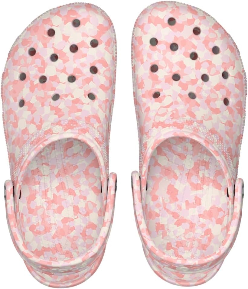 image:imageCrocs Unisex Adult Classic Marbled Tiedye Clogs Casual ShoesPink MilkMulti Confetti