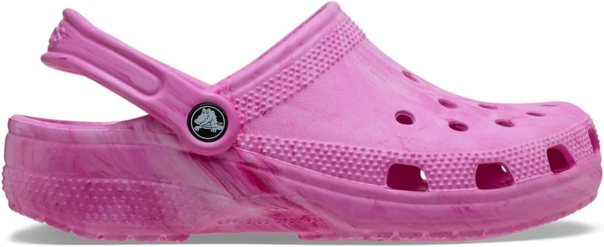 image:imageCrocs Unisex Adult Classic Marbled Tiedye Clogs Casual ShoesPink Swirl