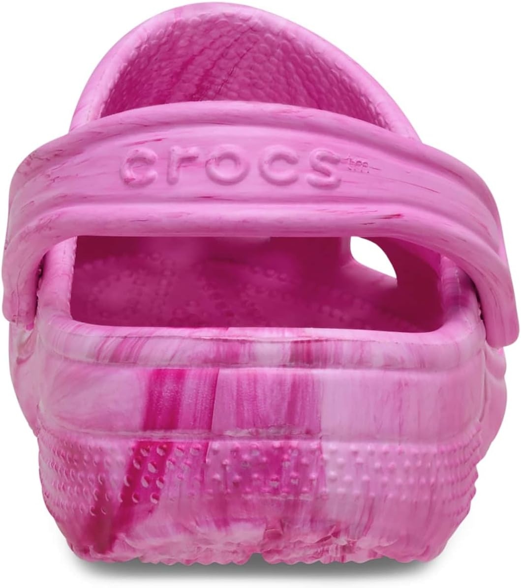image:imageCrocs Unisex Adult Classic Marbled Tiedye Clogs Casual ShoesPink Swirl