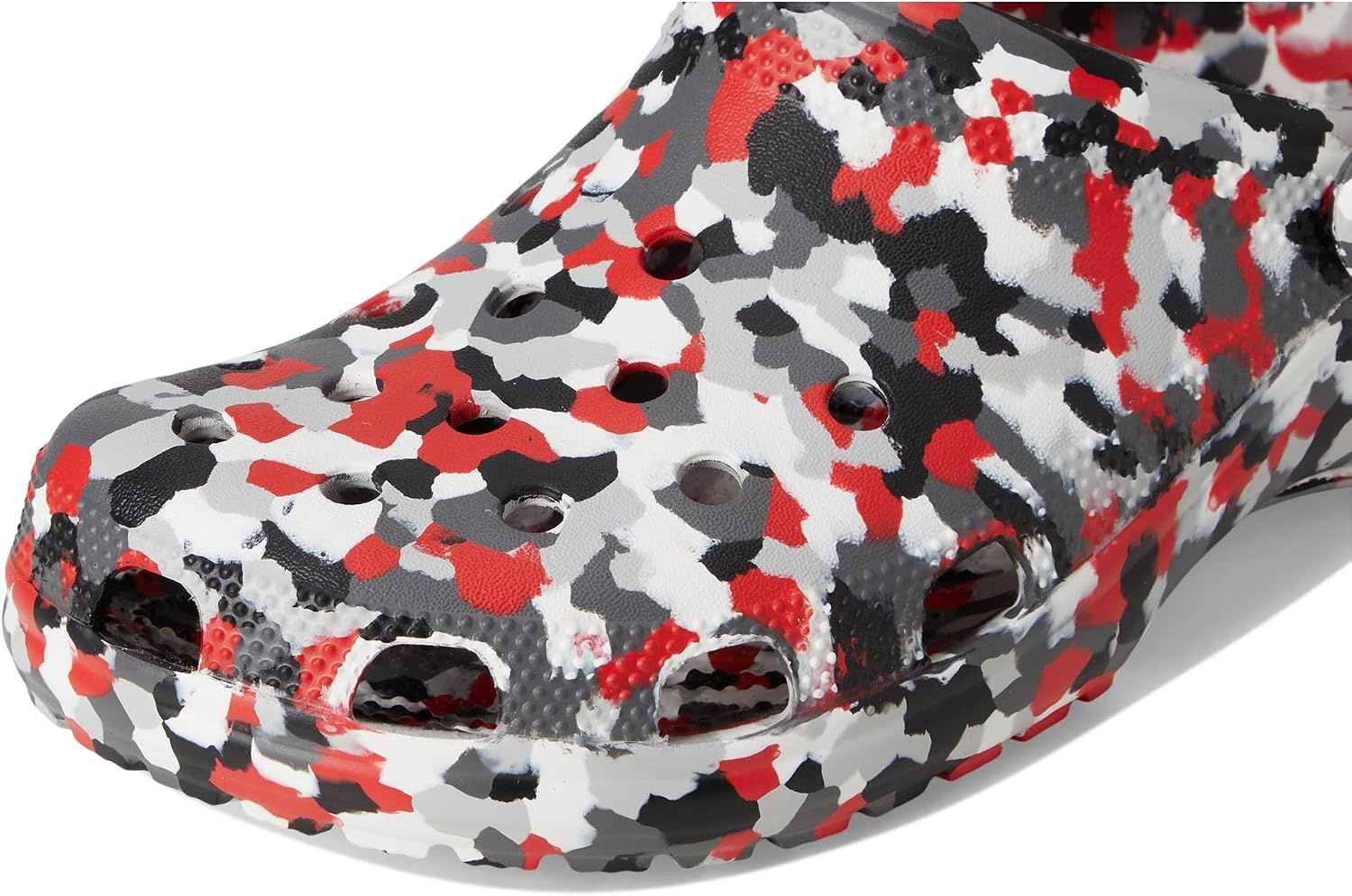 image:imageCrocs Unisex Adult Classic Marbled Tiedye Clogs Casual ShoesRedMulti Confetti