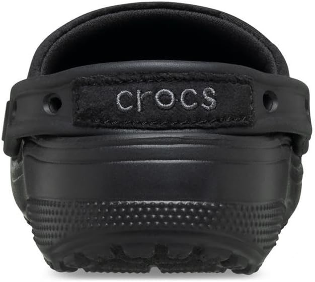 image:imageCrocs UnisexAdult Classic Crafted Canvas amp Suede ClogsBlack Velvet
