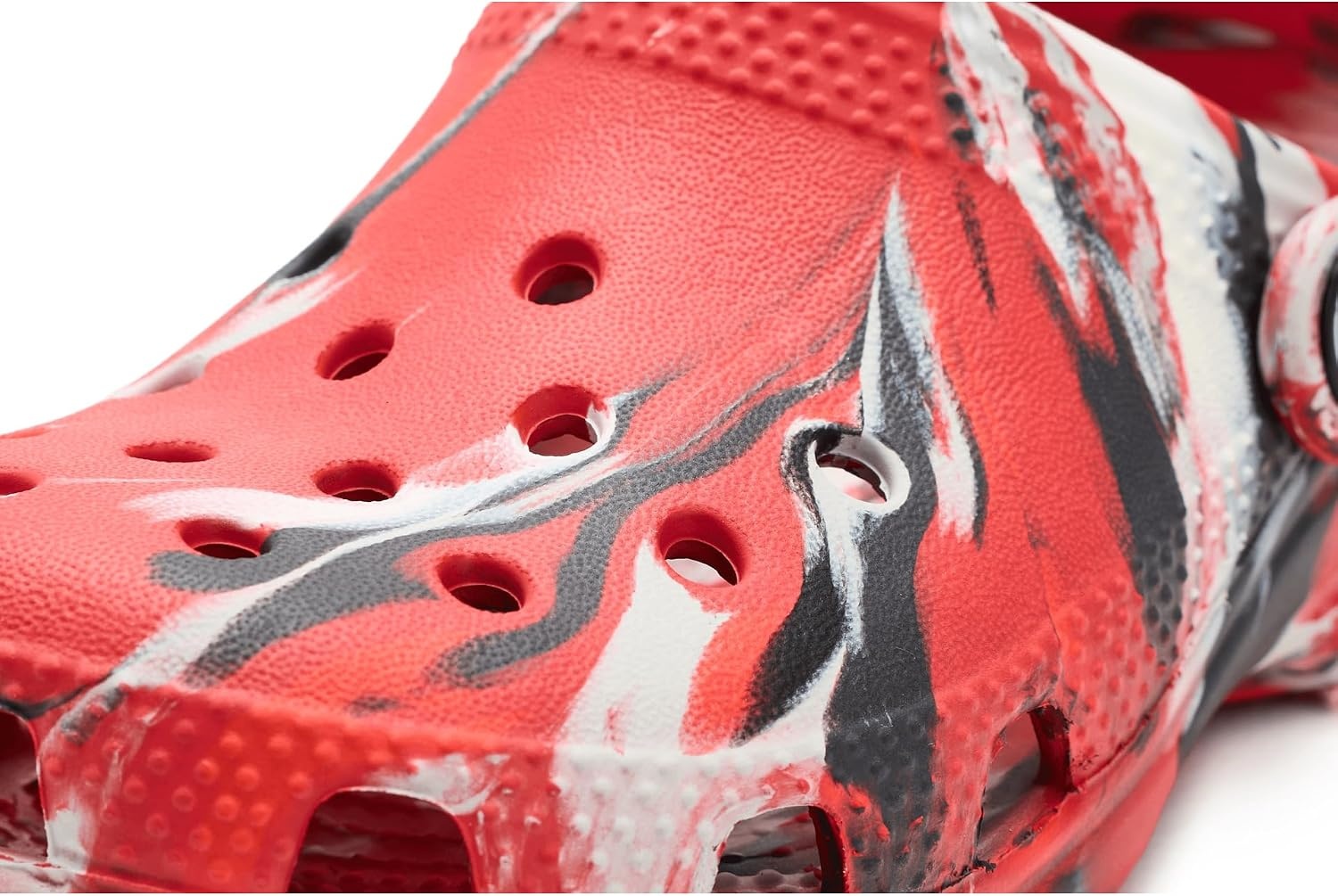 image:imageCrocs UnisexChild Classic Watercolor Marbled ClogFlameMulti