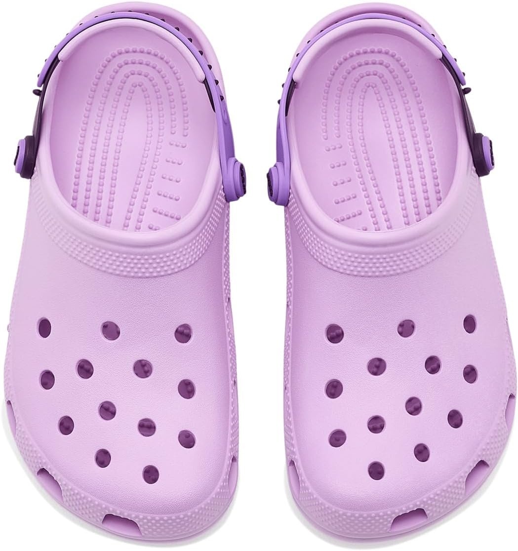 image:imageCrocs UnisexChild Classic Watercolor Marbled ClogGlow PurpleMulti Confetti