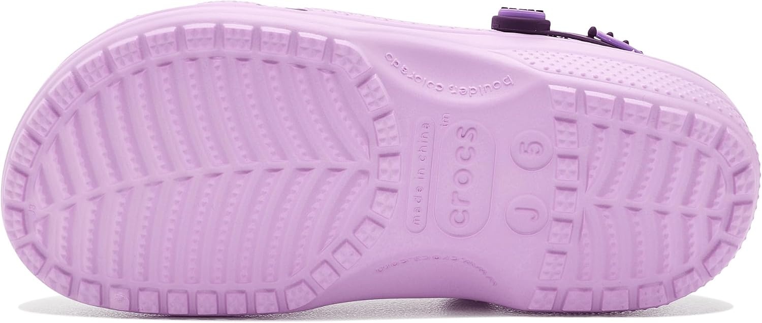 image:imageCrocs UnisexChild Classic Watercolor Marbled ClogGlow PurpleMulti Confetti