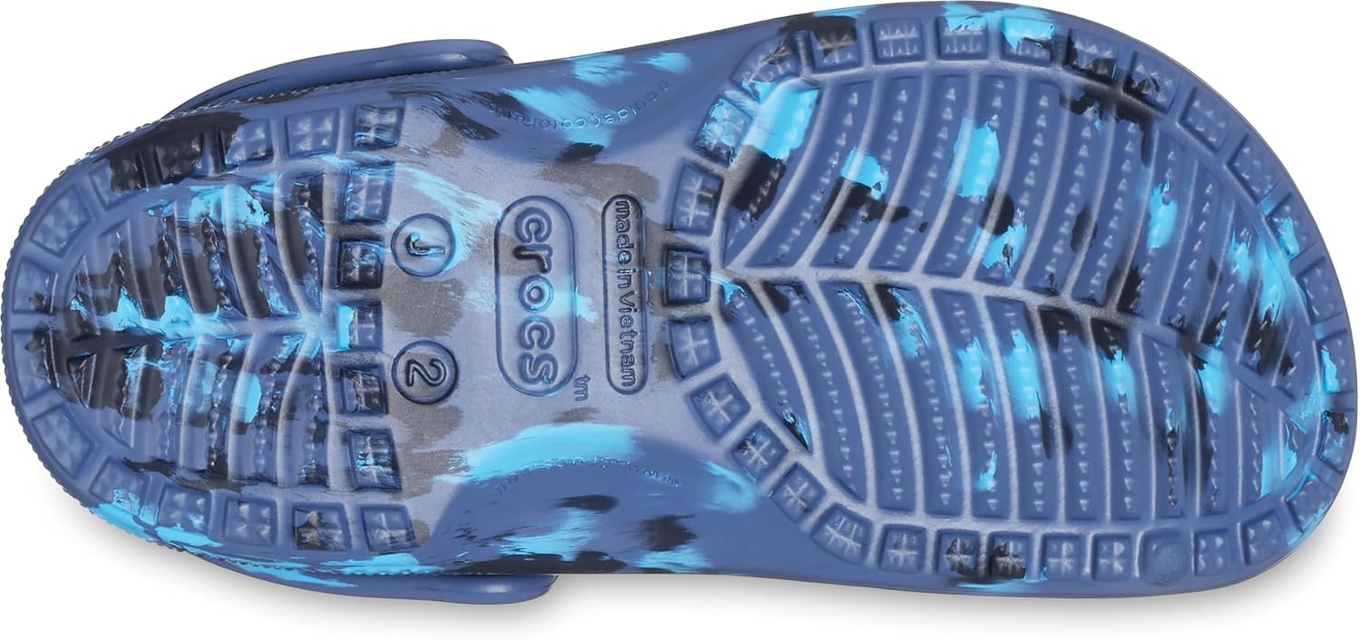 image:imageCrocs UnisexChild Classic Watercolor Marbled ClogNavyMulti
