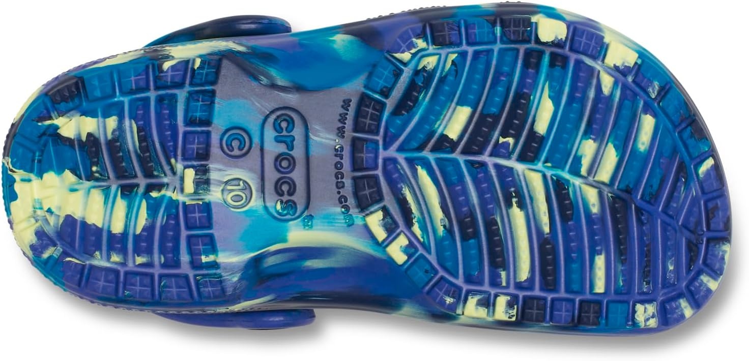 image:imageCrocs UnisexChild Classic Watercolor Marbled ClogNavyTurbo Teal