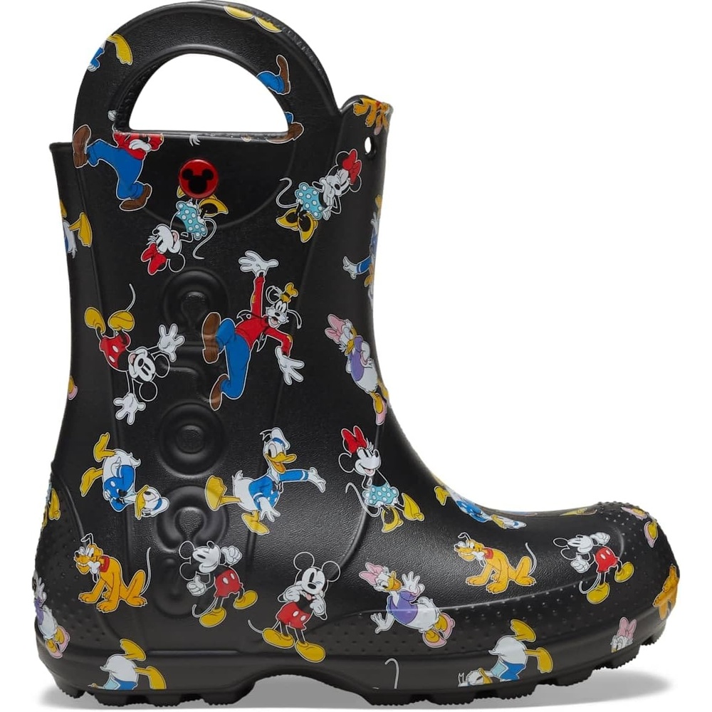 image:imageCrocs Kids Handle It Rain Boots Waterproof Slip On Shoes Kids Rain BootsMickey Friends