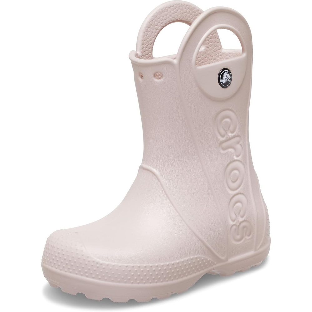 image:imageCrocs Kids Handle It Rain Boots Waterproof Slip On Shoes Kids Rain BootsQuartz