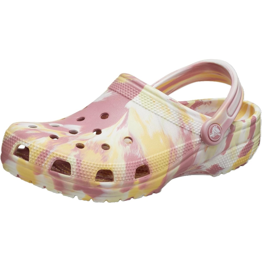 image:imageCrocs Unisex Adult Classic Marbled Tiedye Clogs Casual ShoesDaylilyMulti