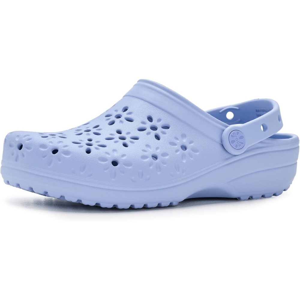image:imageCrocs Unisex Adult Floral Classic ClogsBlue Haze