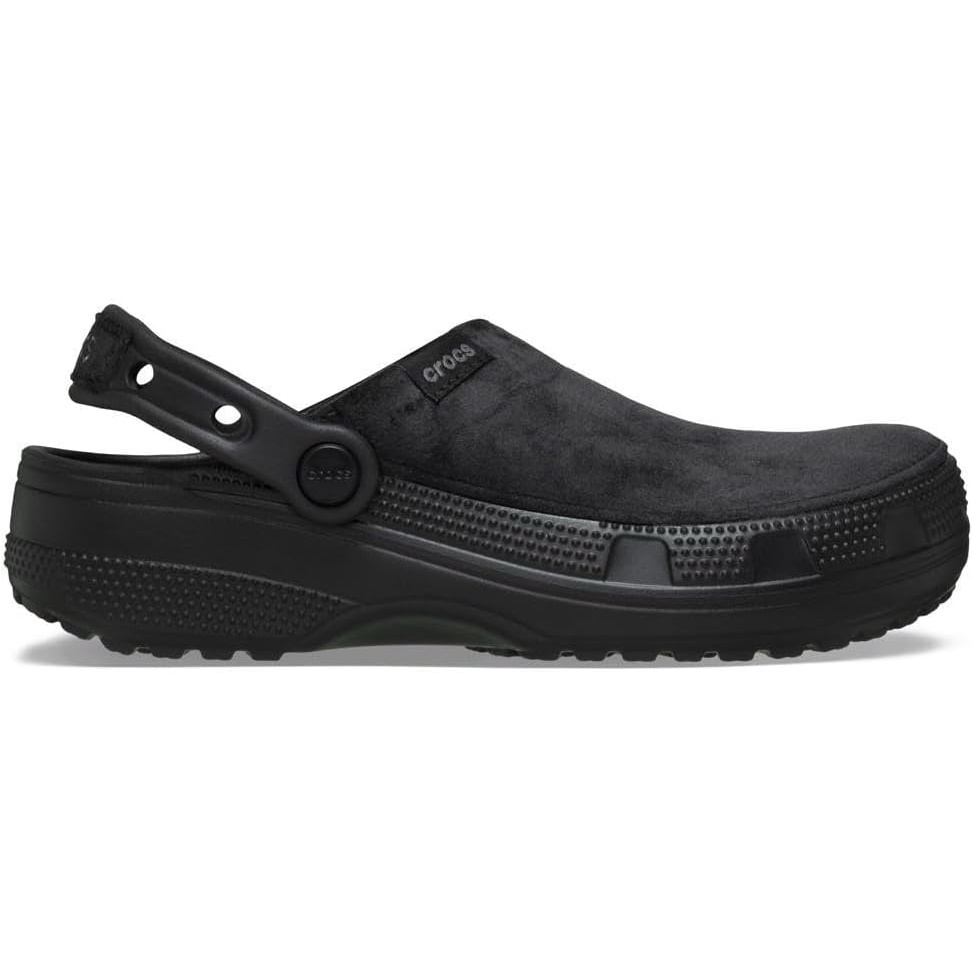 image:imageCrocs UnisexAdult Classic Crafted Canvas amp Suede ClogsBlack Velvet
