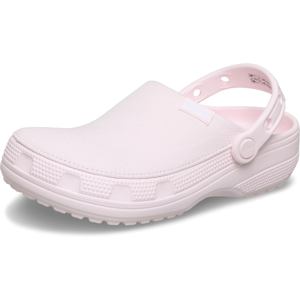 image:imageCrocs UnisexAdult Classic Crafted Canvas amp Suede ClogsFloral Cotton Candy