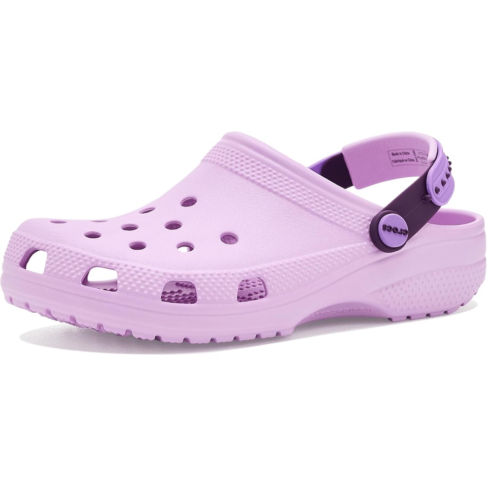 image:imageCrocs UnisexChild Classic Watercolor Marbled ClogGlow PurpleMulti Confetti