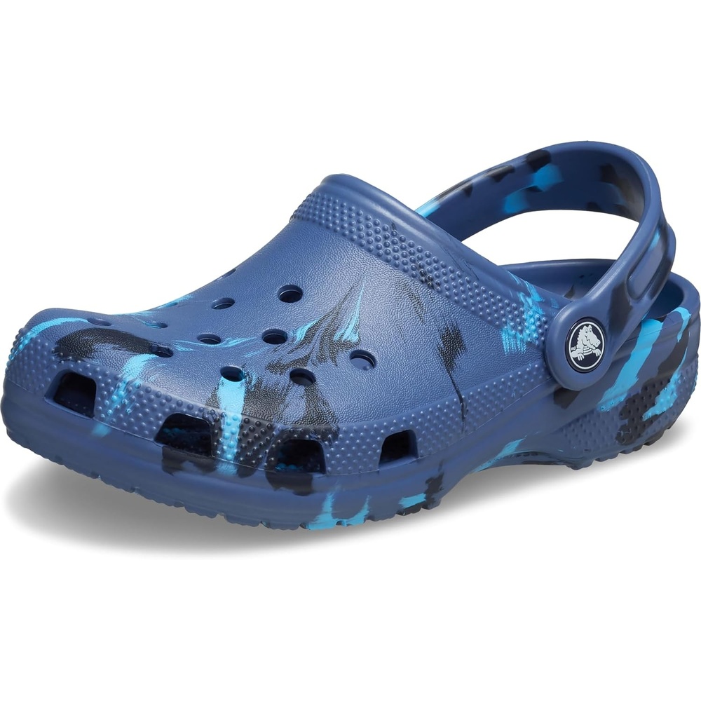 image:imageCrocs UnisexChild Classic Watercolor Marbled ClogNavyMulti