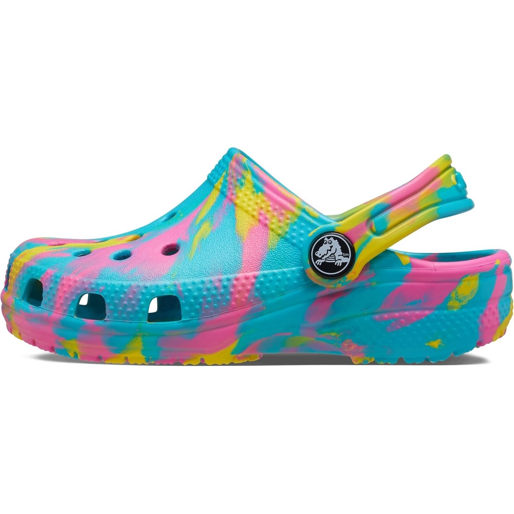 image:imageCrocs UnisexChild Classic Watercolor Marbled ClogRainbow Tie Dye