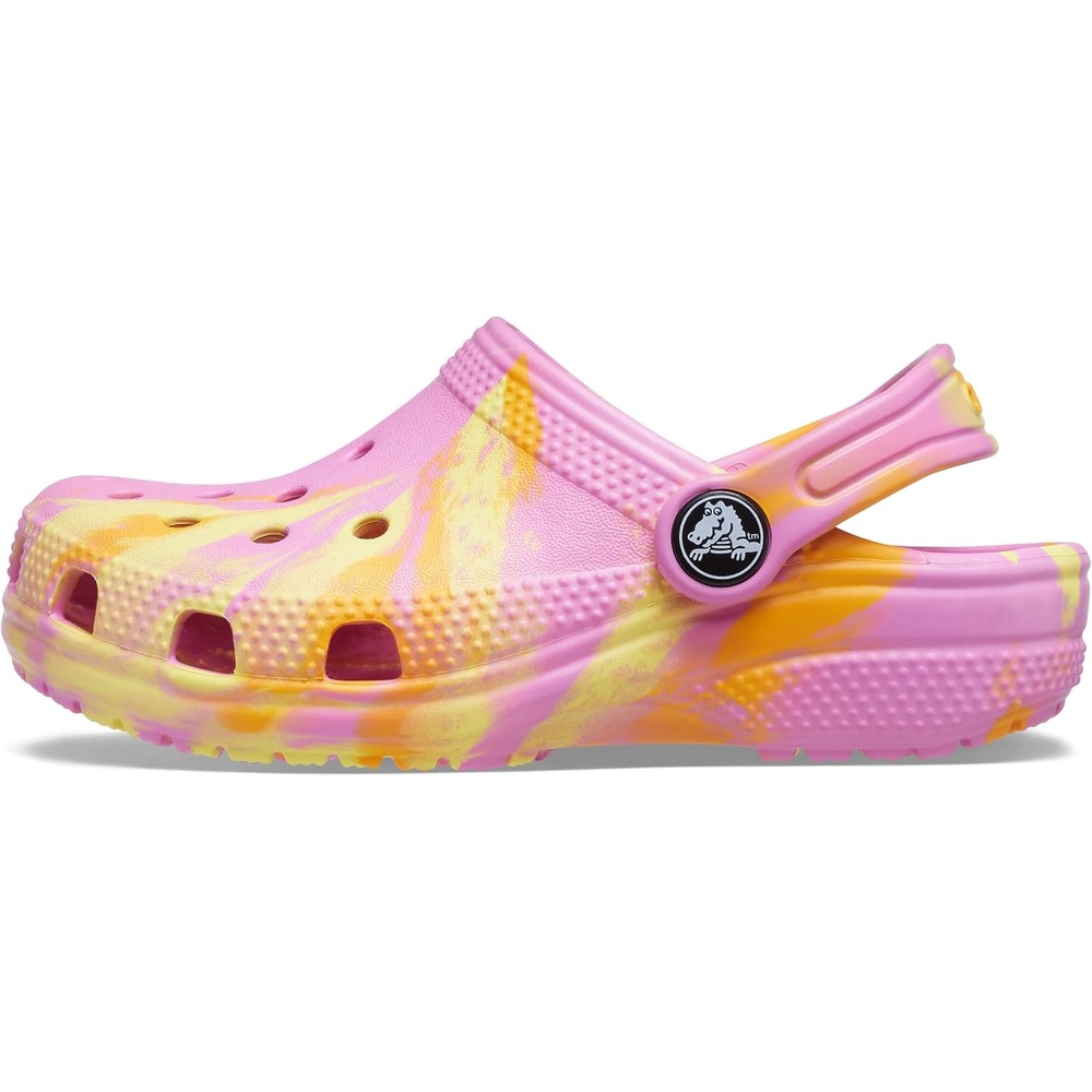 image:imageCrocs UnisexChild Classic Watercolor Marbled ClogTaffy PinkMulti