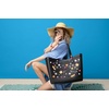 Crocs Classic Large Tote Bag | Durable | Washable | Waterproof(Black)