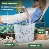Crocs Classic Medium Tote Bag | Durable | Washable | Waterproof(White)