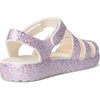 Crocs Kids’ Classic Fisherman Sandals | Casual Sandals(Chalk Glitter)