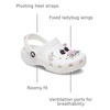 Crocs Kids Classic I Am Clogs(White/Pink Tweed Cat)