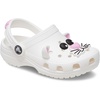 Crocs Kids Classic I Am Clogs(White/Pink Tweed Cat)