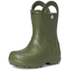Crocs Kids’ Handle It Rain Boots | Waterproof Slip On Shoes | Kids’ Rain Boots(Army Green)