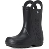 Crocs Kids’ Handle It Rain Boots | Waterproof Slip On Shoes | Kids’ Rain Boots(Black)