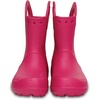 Crocs Kids’ Handle It Rain Boots | Waterproof Slip On Shoes | Kids’ Rain Boots(Candy Pink)