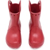 Crocs Kids’ Handle It Rain Boots | Waterproof Slip On Shoes | Kids’ Rain Boots(Court Red)
