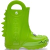 Crocs Kids’ Handle It Rain Boots | Waterproof Slip On Shoes | Kids’ Rain Boots(Crocs Green)