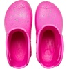 Crocs Kids’ Handle It Rain Boots | Waterproof Slip On Shoes | Kids’ Rain Boots(Pink Crush Glitter)