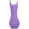 Crocs Kids’ Handle It Rain Boots | Waterproof Slip On Shoes | Kids’ Rain Boots(Purple Pulse)