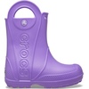 Crocs Kids’ Handle It Rain Boots | Waterproof Slip On Shoes | Kids’ Rain Boots(Purple Pulse)