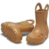 Crocs Kids’ Handle It Rain Boots | Waterproof Slip On Shoes | Kids’ Rain Boots(Western Umber)